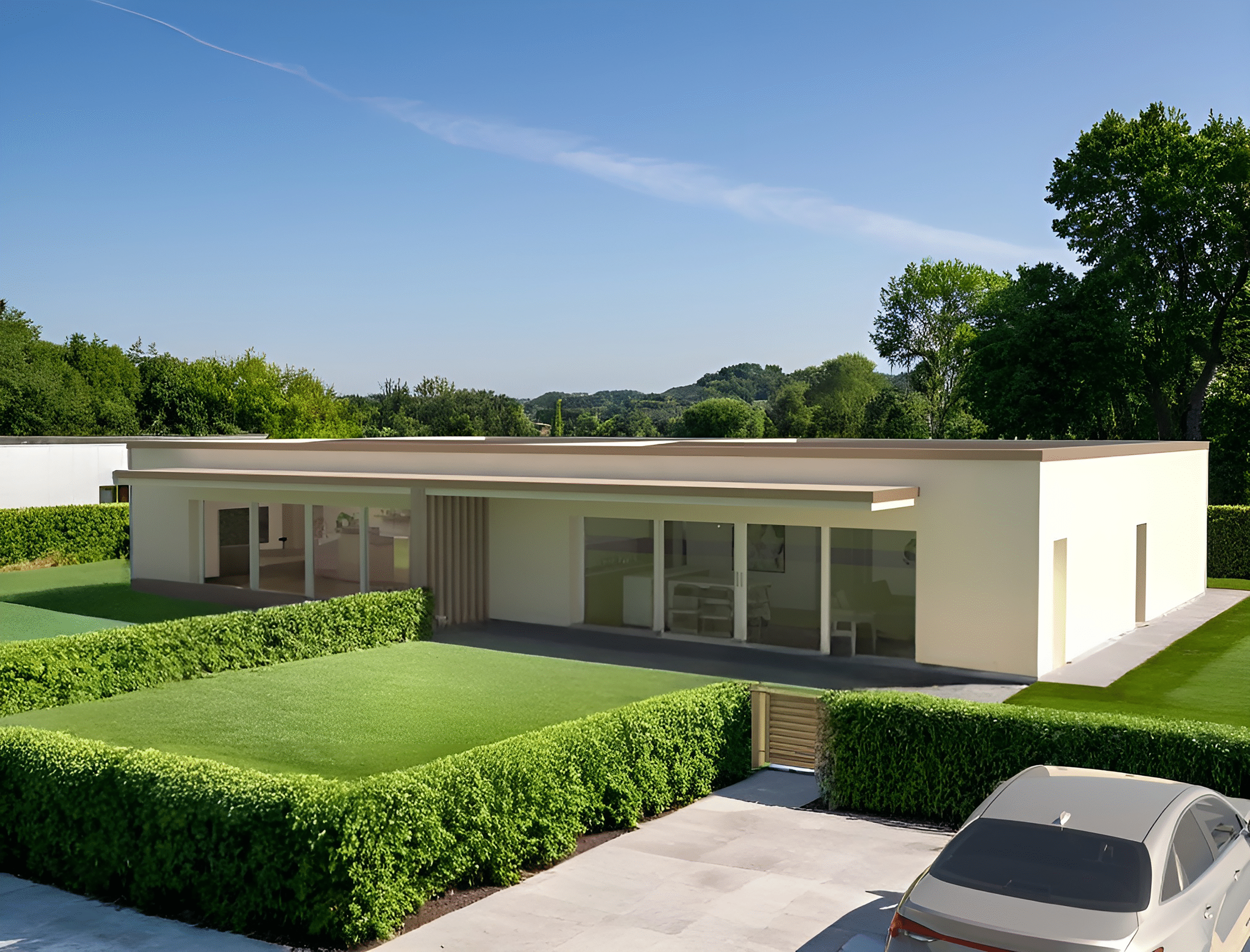 Render esterno villa